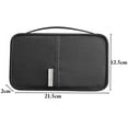 thumbnail image 4 of Travel Passport Holder Splash-proof Document Organizer Bag Passport Wallet, 4 of 10