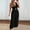 Black, variant on Sentmoon Overalls Women Sleeveless Plus Size Rompers for Curvy Women Solid Color Regular Fit Jumper for Women Summer for Business and Casual S-2XL