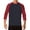 X-128Red2, variant on YMNXA Mens T Shirts 3/4 Sleeve Round Neck Color Block Comfortable Breathable Tee For Casual Daily Wear Black1 L