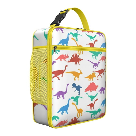 Dinosaur Insulated Lunch Bag Box Teen Reusable Lunch Bag Lightweight Portable Lunch Bag Picnic Hiking