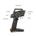 thumbnail image 4 of 2.4GHz Transmitter Controller Remote Control Radio Spare Set RC Car Kit for 1/12 Wltoys 12429 RC Car 4WD Crawler, 4 of 8