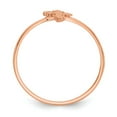 thumbnail image 2 of 14K Rose Gold Ring Band Themed Polished Cross, Size 8, 2 of 5