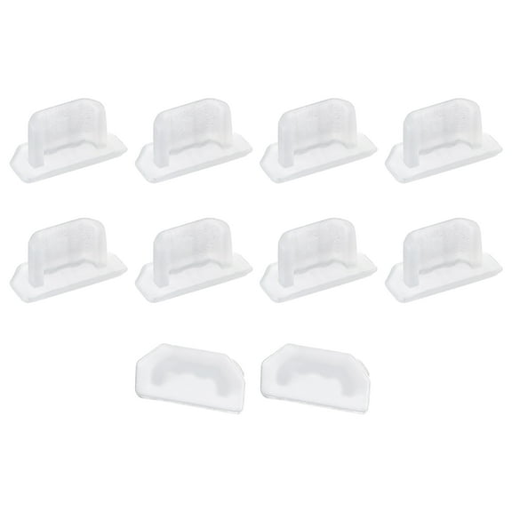 Silicone Mini USB Anti-Dust Stopper Cap Cover Transparent 10PCS