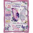 thumbnail image 1 of LHSHID 100th Birthday Gifts for Women 100th Birthday Blanket 100 Year Old Birthday Gifts for Granma Mom Wife Sister Birthday Gifts for Women Happy 100th Birthday Party Decorations 50x60in, 1 of 6