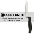 thumbnail image 2 of Spyderco Z-Cut Knife Kitchen Cutlery Black Polypropylene PlainEdge BD1N Stainless Knives, 2 of 4