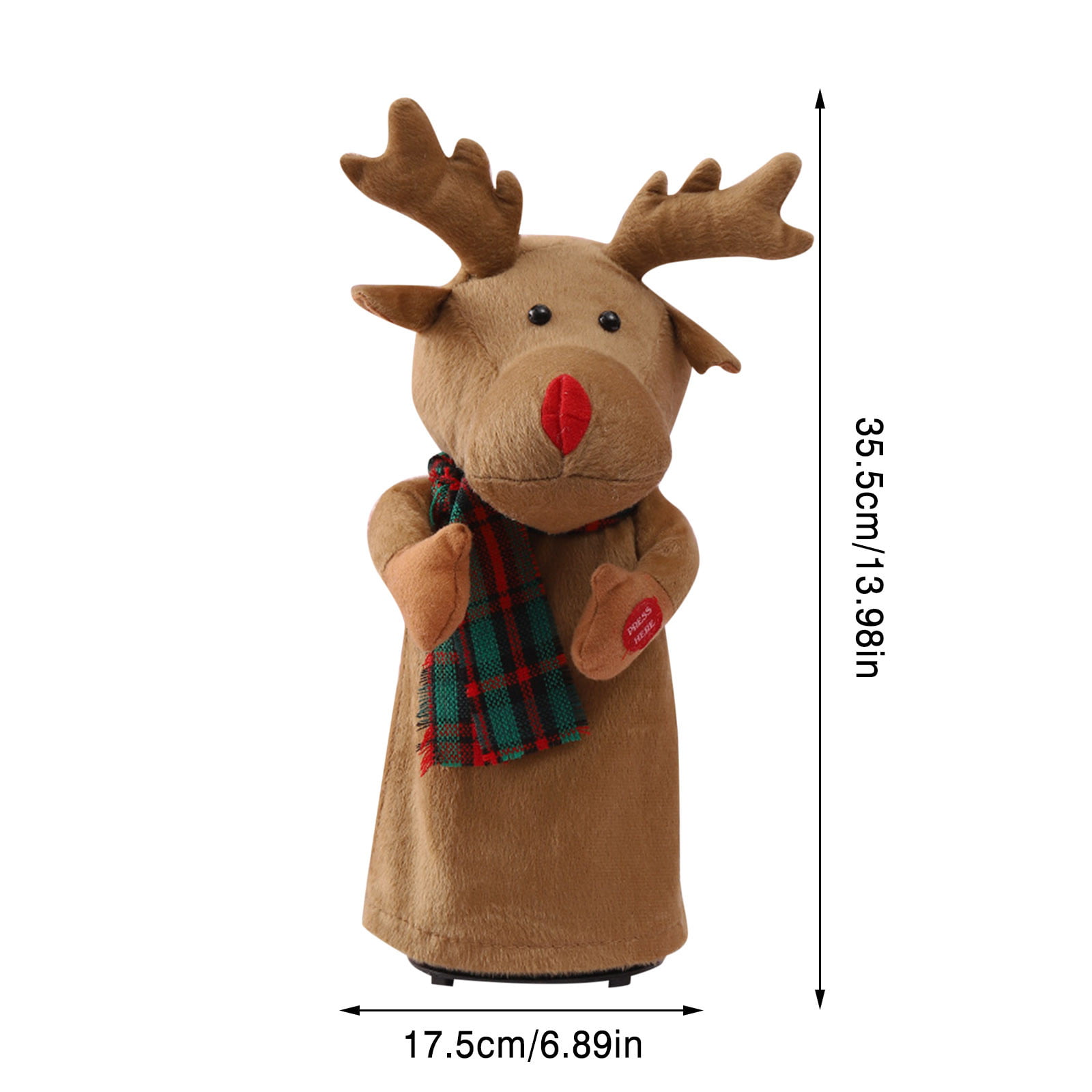 Reindeer Moose Stuffed Toy Long COD Shopee Philippines | Cute Brown ...
