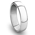 thumbnail image 1 of Wedding Band in Titanium 6MM Ring Platinum-Plated with Polished Finish, 1 of 1