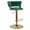 Green, variant on Iron Adjustable PU Leather Bar Stools Modern Swivel Steady Commercial Use Home Bar Dining Outdoor Counter Height Hotel Workshop