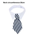 thumbnail image 2 of Corbata ajustable para perro y gato, ropa para perro y mascota, collar blanco, 2 of 5