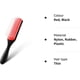 thumbnail image 5 of 1 cepillo para peinar de 9 filas con cerdas de nailon, equipado con almohadilla de goma antiestática, exfoliado, esponjoso, separado, moldeado y definidor del cabello rizado Sincero Electrónica, 5 of 5