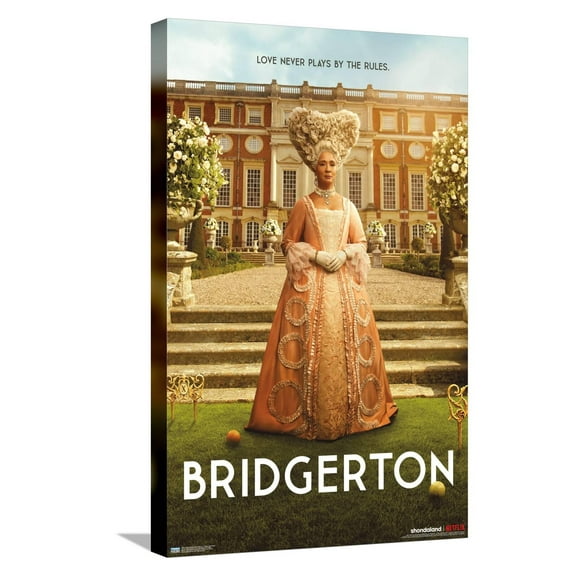 Netflix Bridgerton: Season 2 - Queen One Sheet Canvas Wall Poster, 14.725" x 22.375"