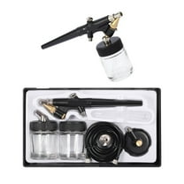 Mini Airbrush Compressor Kit Siphon Feed Single Action AirBrush Paint Spray Gun Sandblaster For Body Makeup Tattoo Car Manicure ,Versatile applications