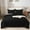Black, variant on 1 Piece New Straight Line Pattern Comforter, 800 TC, 100% Egyptian Cotton, Twin/Twin XL Size Light Blue Solid