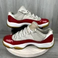 thumbnail image 2 of Ni - ke Ni - ke Air Jordan 11 Retro Low Cherry Red White Mens 8.5 Sneakers 2016 528895-102, 2 of 5