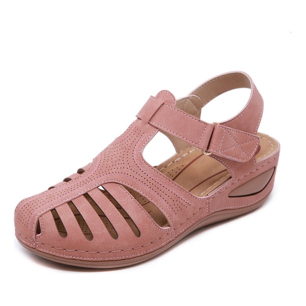 Sandalia Vintage Summer Lady, marrón, zafiro, rojo, negro, burdeos