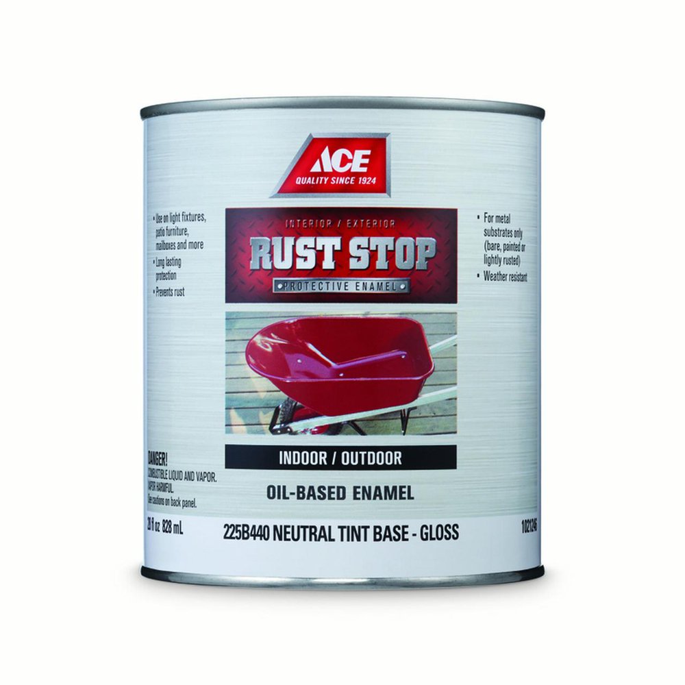 Ace Rust Stop Indoor and Outdoor Tint Base Neutral Base Enamel Enamel