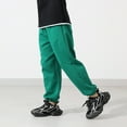 thumbnail image 2 of Xijirk Boys Sweatpants,Casual Pants Comfortable Lightweight Loose Fit Sports Joggers for Kids Outdoor Play Everyday Wear Elastic Waist Active Trousers,Boys Pants,04 Green,10-13 Years, 2 of 8