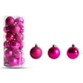 thumbnail image 5 of Under $1! PEONAVET Christmas Balls ornaments-24 Pcs Shatterproof Xmas Tree Ornaments Hanging Ball Ornaments Decorations for Xmas Trees Party Decor(Hot Pink), 5 of 5