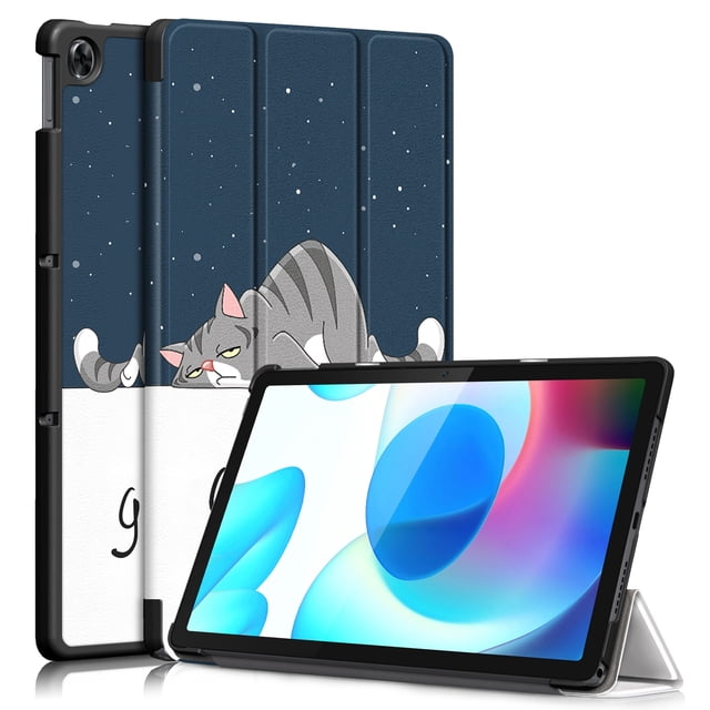 Case for Realme Pad 10.4 Inch RMP2102 RMP2103 Tablet Shell for Oppo Realme Pad 10.4 10 4 2021 Cover Folding Stand Leather Coque LM For Realme Pad 10.4