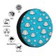 thumbnail image 4 of Balery Hippo In Water Head Cubiertas para Neumáticos - Protector Resistente para Neumáticos de Camioneta, SUV, Remolque, Camper y RV-16 inch, 4 of 6