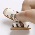 thumbnail image 6 of Baby Girls Summer Sandals, Comfort Premium Outdoor Casual Shoes with Anti Slip Rubber Sole (Gold), 6 of 6