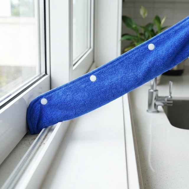 UPGRATOR 4Ud Paños Reutilizables Para Escoba Squeegee Azul Con Protección Antirrayas Para De Madera