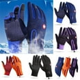 thumbnail image 3 of Women Men Touch Screen Winter Cycling Gloves Anti-Slip Outdoor Bike Drive Running Ski Glove Windproof Thermal Glove, 3 of 10