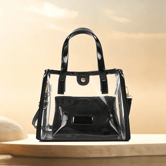 GASTROPOD Women'S Clear Pvc Shoulder Bag – Transparent Fashion Crossbody Purse for Travel & Everyday Use 50409242