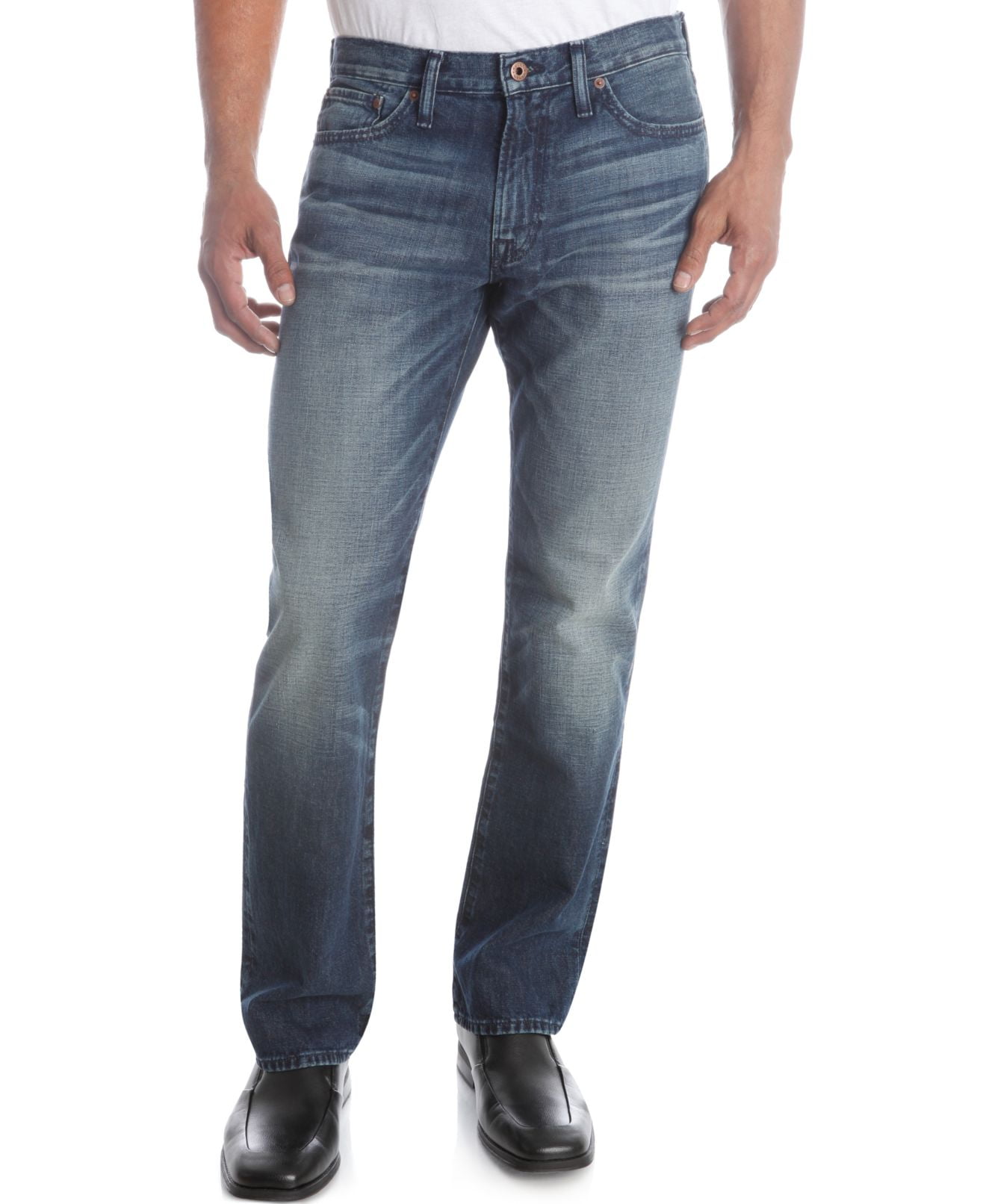 Lucky Brand Lucky Brand NEW Dark Blue Mens Size 34x36 Classic