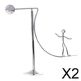 thumbnail image 1 of Swing Men Art Craft,Arte equilibrio física juguete mesa de escritorio niños ,física ciencia juguetes newtons cuna acero real,gadgets adornos antiestrés adultos magnético,péndulo juego, 1 of 6