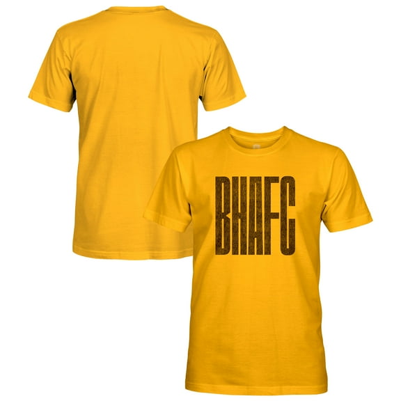 Men's 1863FC Gold Brighton and Hove Albion Wordmark T-Shirt