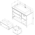 thumbnail image 3 of South Shore Cotton Candy, Coastal Changing table,  White, 3 of 17