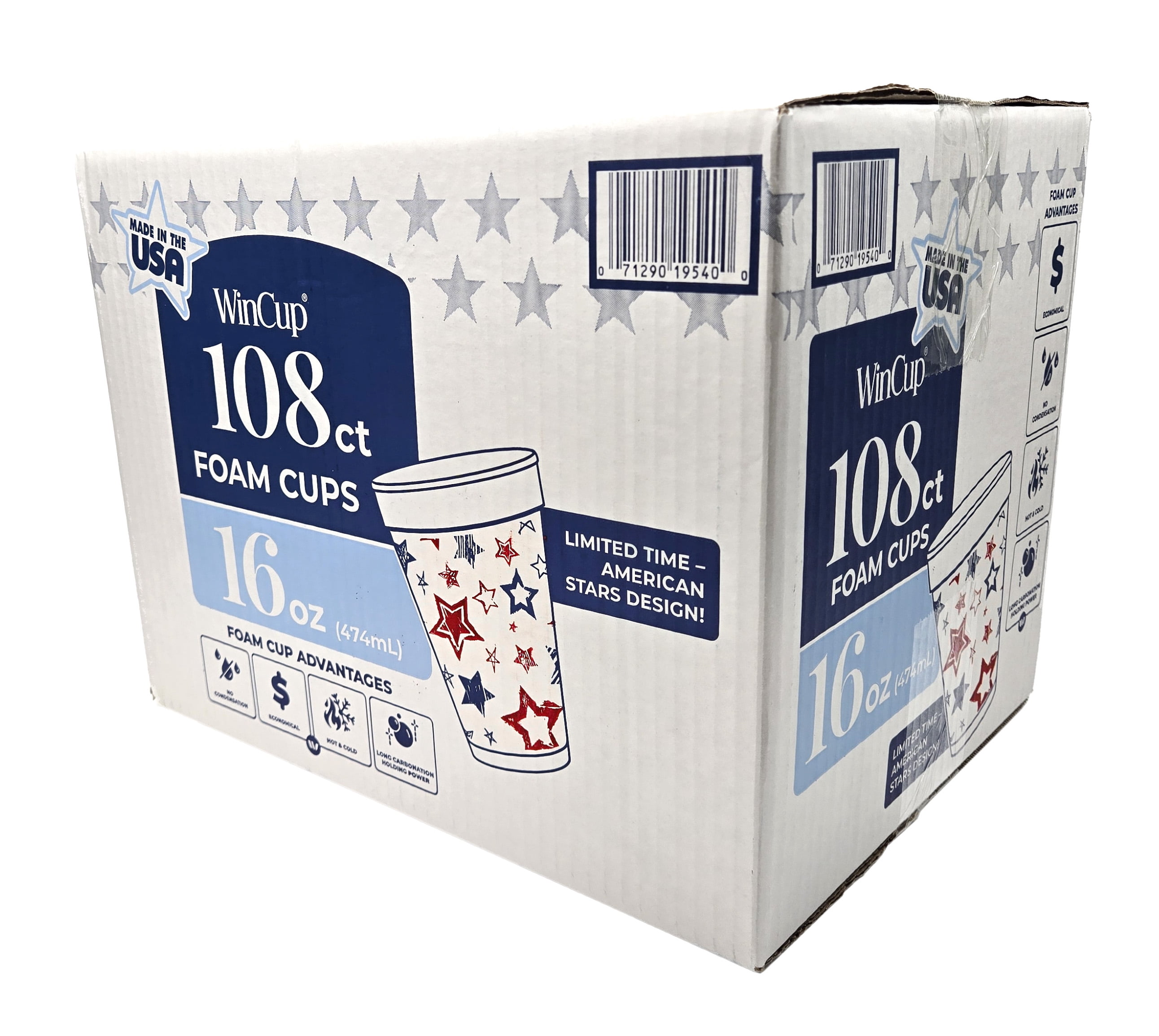 WinCup - Summer Foam Cups 16oz - 108ct