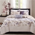 thumbnail image 6 of JERFIT 6-Piece King/Cal King Reversible Quilt Set with Pillows, Multicolor Floral Printed Bedding Ensemble, Soft Microfiber & Cotton Blend, 6 of 6