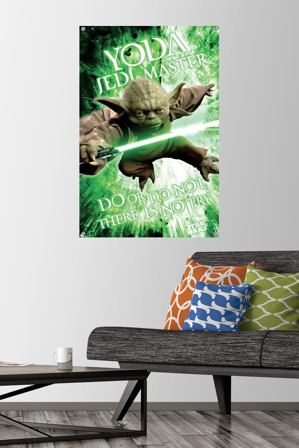 Star Wars: Saga - Yoda Wall Poster with Push Pins, 22.375" x 34"