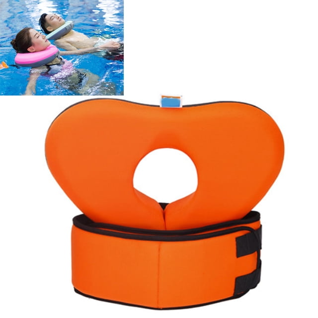 Anillo de cuello para natación, cinturón, flotador de natación, para niños y adultos, seguro, sin necesidad de bomba