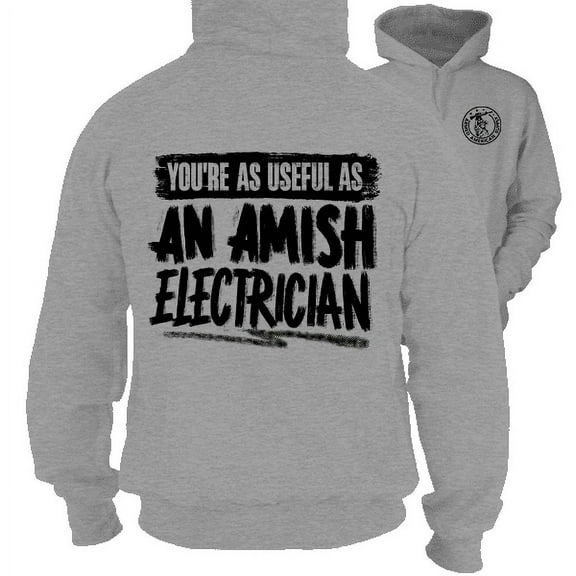 Amish Electrician - Heather Gray Hoodie