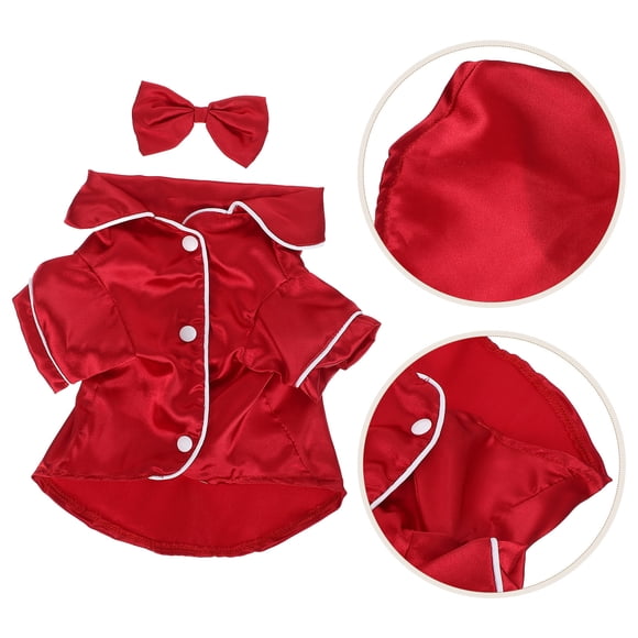 BESTYASH 1Jgo Ropa De Para Perros En Roja Con De Dos Patas Y Para Fiestas