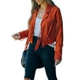 thumbnail image 1 of Faithtur Veste à Col pour Femmes Manches Longues Ouverte devant, 1 of 7