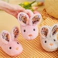 thumbnail image 4 of MesaSe Cute Cartoon Rabbit Furry House Shoes For Girls  Comfortable Non Slip Warm Soft Bottom Walking Shoes For Indoor  Autumn And Winter, 4 of 6