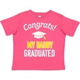 thumbnail image 3 of Inktastic Congrats My Daddy Graduated with Cap Boys or Girls Toddler T-Shirt, 3 of 5