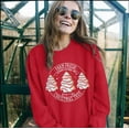 thumbnail image 5 of VILOVE Women Farm Fresh Christmas Tree Cakes Sweatshirt Christmas Crew Neck Sweater Xmas Gifts Top Casual Long Sleeve Tops, 5 of 6
