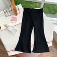 thumbnail image 5 of Gubotare Girls Comfy Pants Kids Summer Cotton Linen Pants Toddler Boys Girls Baggy Casual Striped Short Pants Elastic Waist Trendy Beach Soft Trousers 5T 6T (Black,5-6 Years), 5 of 5