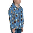 thumbnail image 5 of Pofeuu Bottle And Glass Print Teenage Zipper Hoodie Sweatshirts Hooded Casual Jackets With Pocket For Boys Girls-Small, 5 of 6
