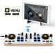 thumbnail image 4 of Hercules DJControl Mix - Bluetooth Wireless DJ Controller for Smartphones (iOS and Android) - dJay app - 2 Decks, White, 4 of 5