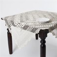 thumbnail image 1 of SARO 869.E36S 36 in. Square Handmade Crochet Cotton Lace Table Linens - Ecru, 1 of 1