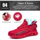 thumbnail image 5 of Zapatos de punta de acero para hombre, ligeros, indestructibles, para mujer, a prueba de pinchazos, cómodos, zapatos de seguridad para uso industrial, costura XGeek LBX-05, 5 of 7
