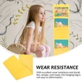 thumbnail image 3 of Onaparter Storage Bags Kindergarten Painting Holder Classroom Pocket Chart Hanging Closet Convenient Pouches Child （Yellow）, 3 of 6
