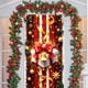 thumbnail image 1 of Cubierta de puerta de Navidad de 35 X 71 pulgadas, patrón de Santa Claus, decoración de fiesta de festival, 1 of 6