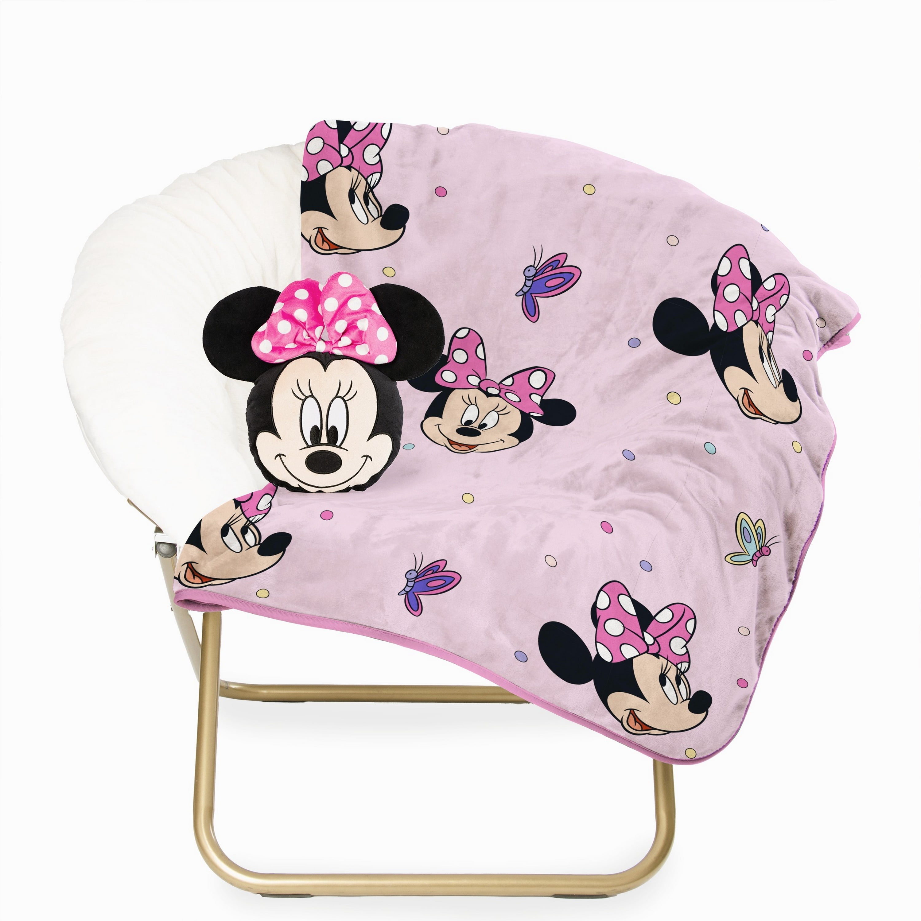 Minnie Mouse Nogginz Pillow and Travel Blanket Set